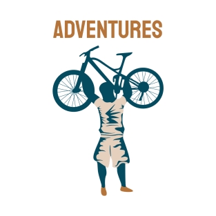 ADVENTURES GIFT FOR WHO LOVES BICYCLES T-Shirt