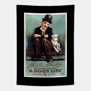 A Dog's Life Movie Poster Tapestry