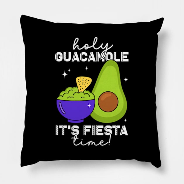 Cinco de Mayo Avocados Guac Pillow by Teesparo