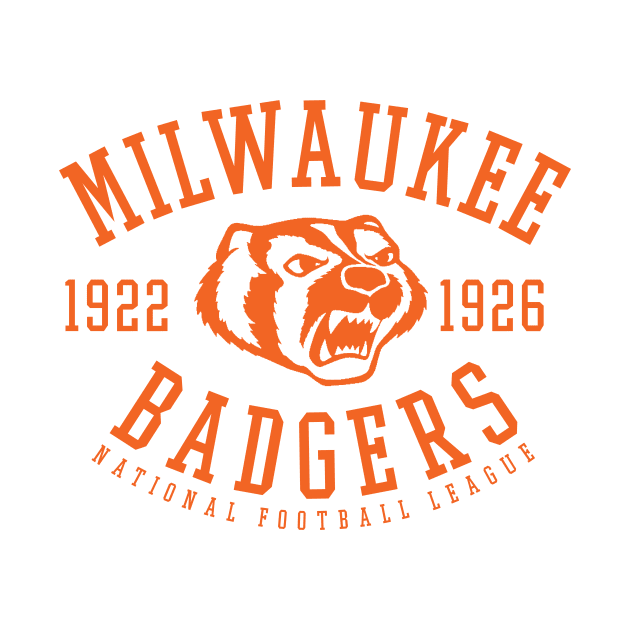 Milwaukee Badgers Football by MindsparkCreative