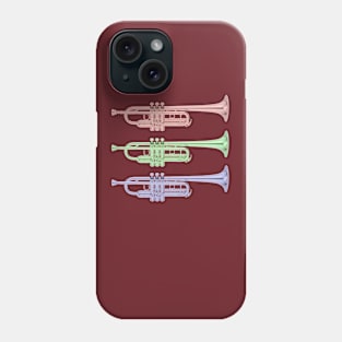 RGB Color Half-tone Trumpets Phone Case