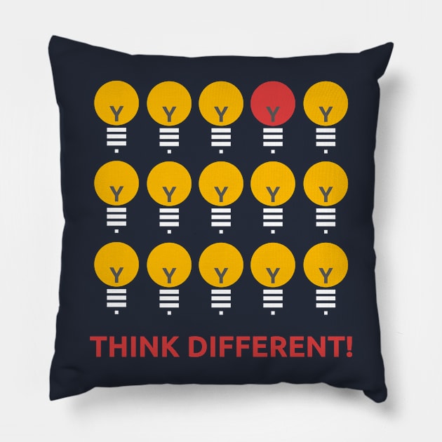 Think different Pillow by JJFarquitectos