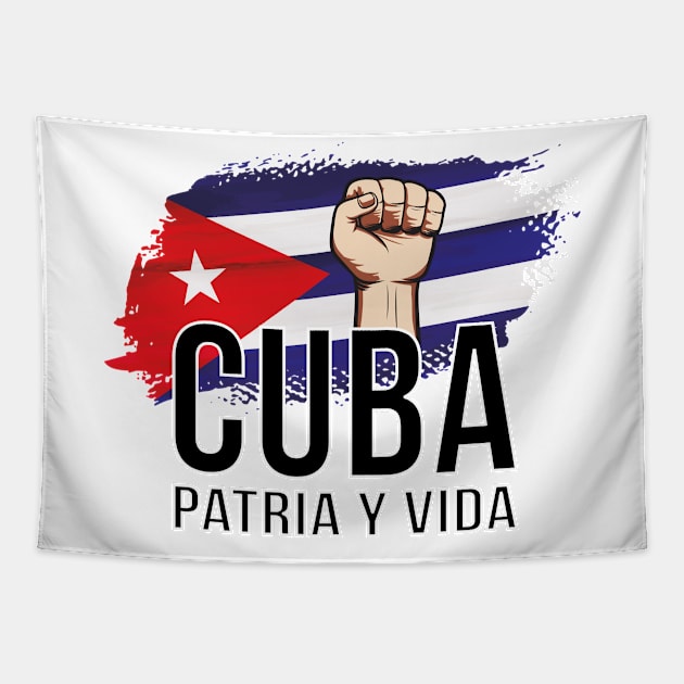 Patria Y Vıda Cuba Light Tapestry by nilenberg