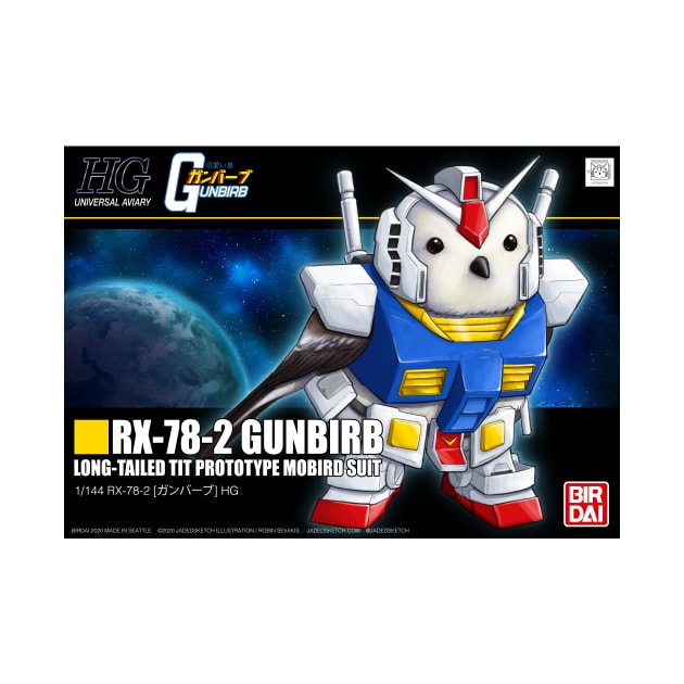 RX-78 Gunbirb [box art] by JadedSketch