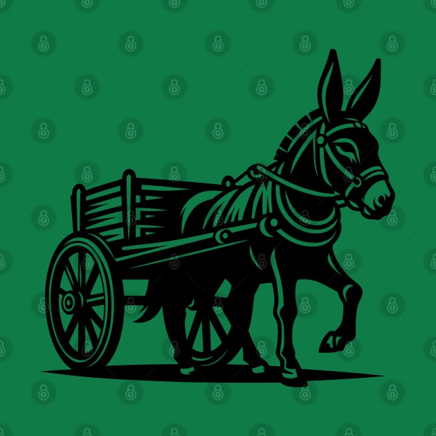 Donkey Cart by KayBee Gift Shop