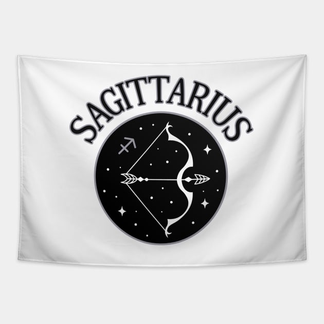 Sagittarius Star Sign Zodiac Horoscope Cheeky Witch® Tapestry by Cheeky Witch