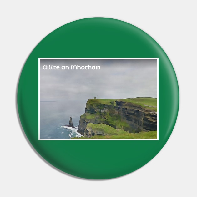 Cliffs of Moher Pin by LordNeckbeard