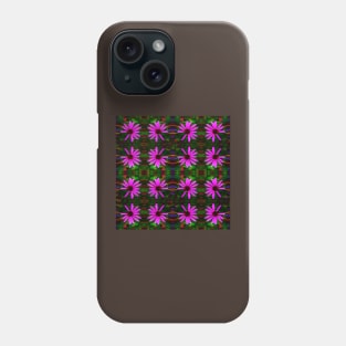 Pink Coneflower with Missing Petal Pattern Phone Case