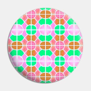 Pastel Tile Pattern Pin