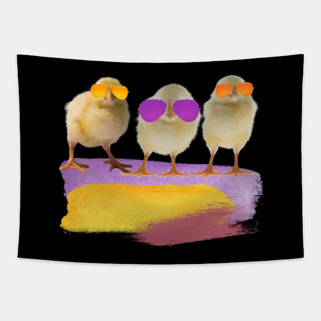 Cool Chicks Tapestry by Dreanpitch