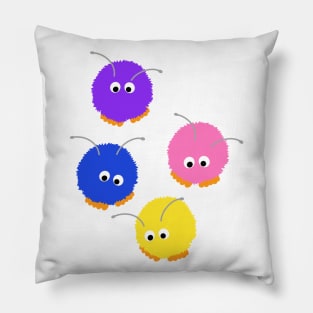 Fuzzy Aliens Pillow