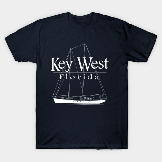 Sailing Key West - Key West Florida - T-Shirt | TeePublic