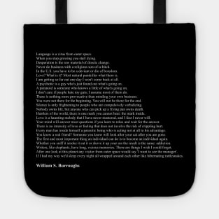 William S. Burroughs Quotes Tote