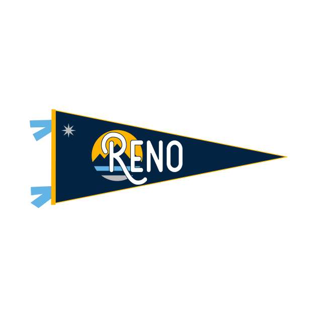 Reno Flag Pennant by zsonn