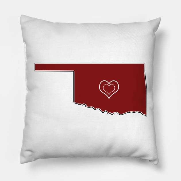 Oklahoma Pillow by somekindofguru