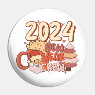 New year crew Pin