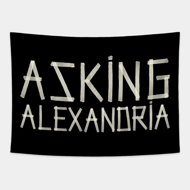 Asking Alexandria - Paper Tape Tapestry by PAPER TYPE