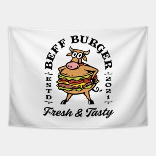 Beef Burger, Fresh and Tasty Tapestry
