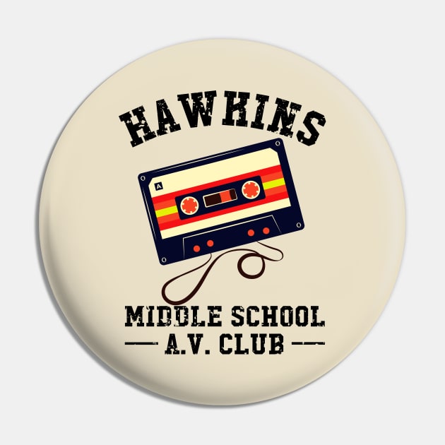 Hawkins Middle School Pin by newledesigns