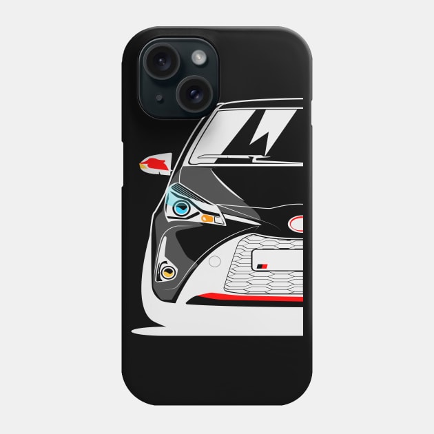 Yaris GR Gazoo Racing Phone Case by gaplexio