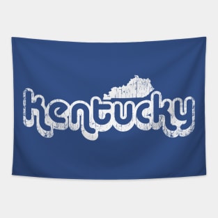 Kentucky Vintage 70's Font Tapestry