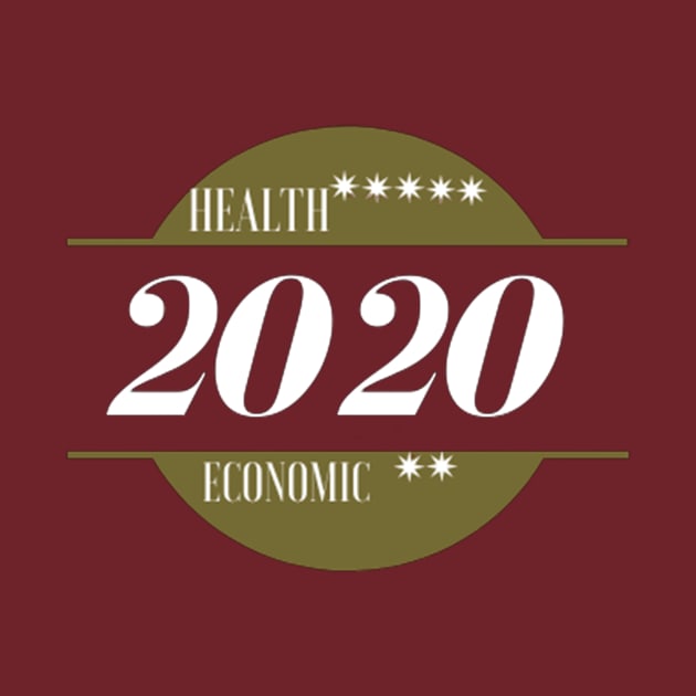 health vs economic in 2020 T-SHIRT by BELMMAHI