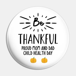 Thankful,child health day Pin