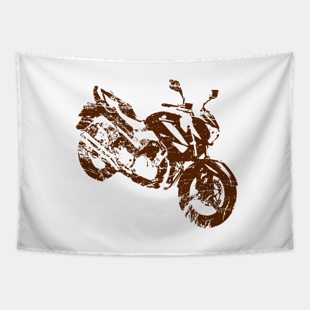 motorcycle Tapestry by lisenok