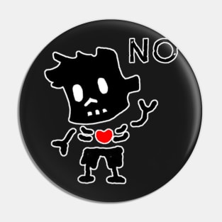 no zombie boy Pin