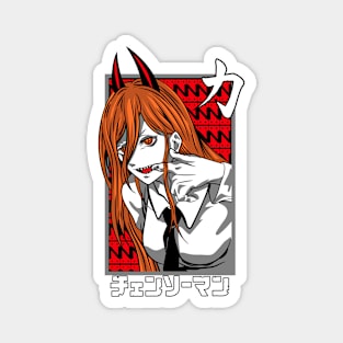 Devil Girl Power anime Fanart Magnet