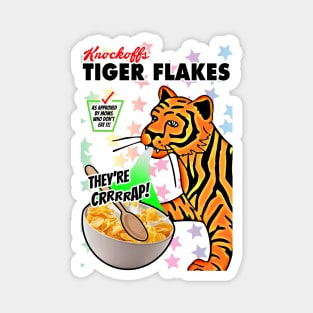 Knockoff Breakfast Cereal : Tiger Flakes Magnet