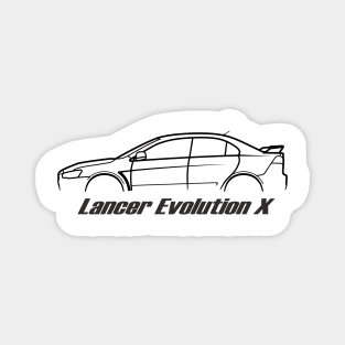 evo x minimalist style Magnet