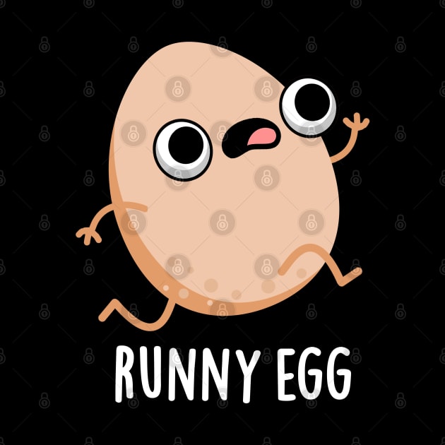 Runny Egg Cute Food Pun by punnybone