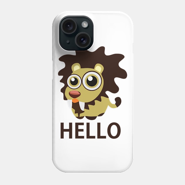 Hello Phone Case by Sanzida Design