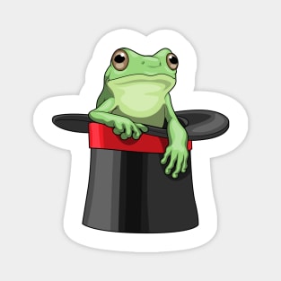 Frog Wizard Cylinder Magnet