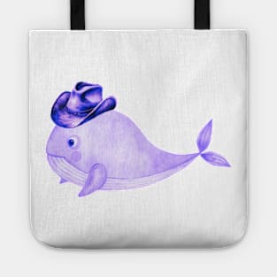 Cowboy Whale Tote