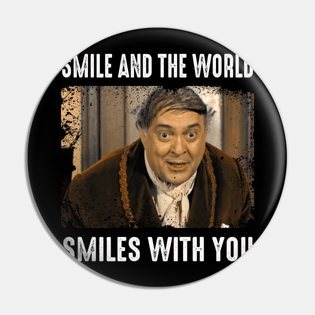 A World of Theatrical Mischief Celebrate the Laughs on Your Shirts Pin by Zombie Girlshop