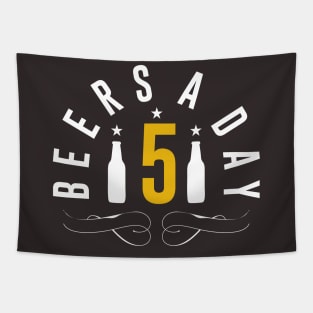 5 Beers a day Tapestry