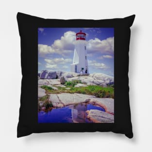 Peggy's Cove Lighthouse Pillow