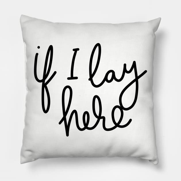 Chasing Cars Pillow by emmaleighhowie