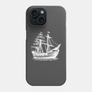 17th Century Ship Phone Case