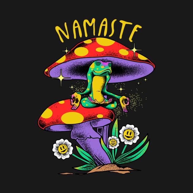 Namaste Mushroom World by Heymoonly