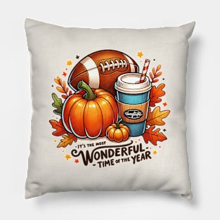 It's The Most Wonderful Time Of The Year Fall Pillow