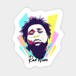 Wpap Pop Art Rod Wave Magnet