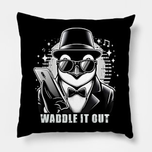 Waddle it Out Pillow