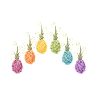 Rainbow Pineapples T-Shirt