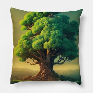 Magical Giant tree , Tree of life Pillow