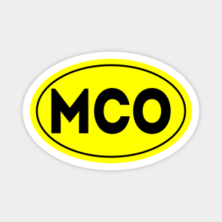 MCO Airport Code Orlando International Airport USA Magnet