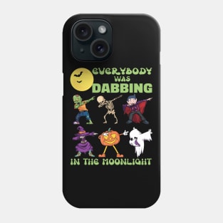 FUNNY DABBING HALLOWEEN MONSTERS VINTAGE SONG PARODY Phone Case