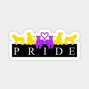 Intersex and nb Lion Pride Magnet